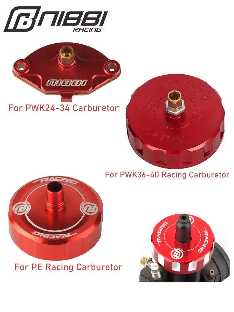NIBBI Racing Vergaser Obere Abdeckung Montage PE/PWK Racing Vergaser Schwarz – Detail 1