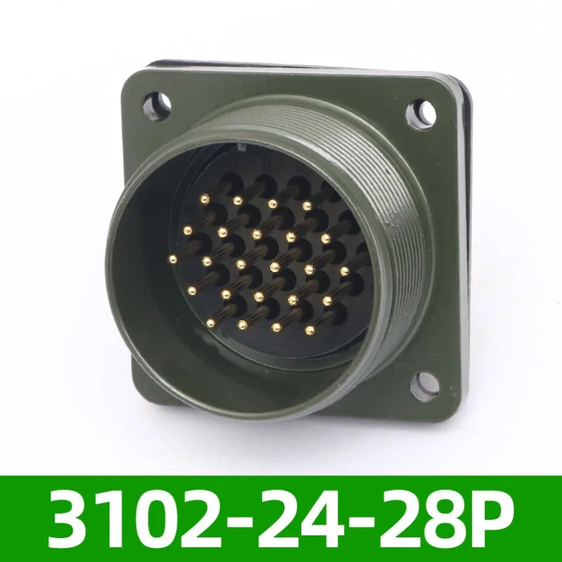 24SL connector ML5015 series 13A current 3106A 3102A male and female sockets 24-28S/24-28P 24P Threaded type
