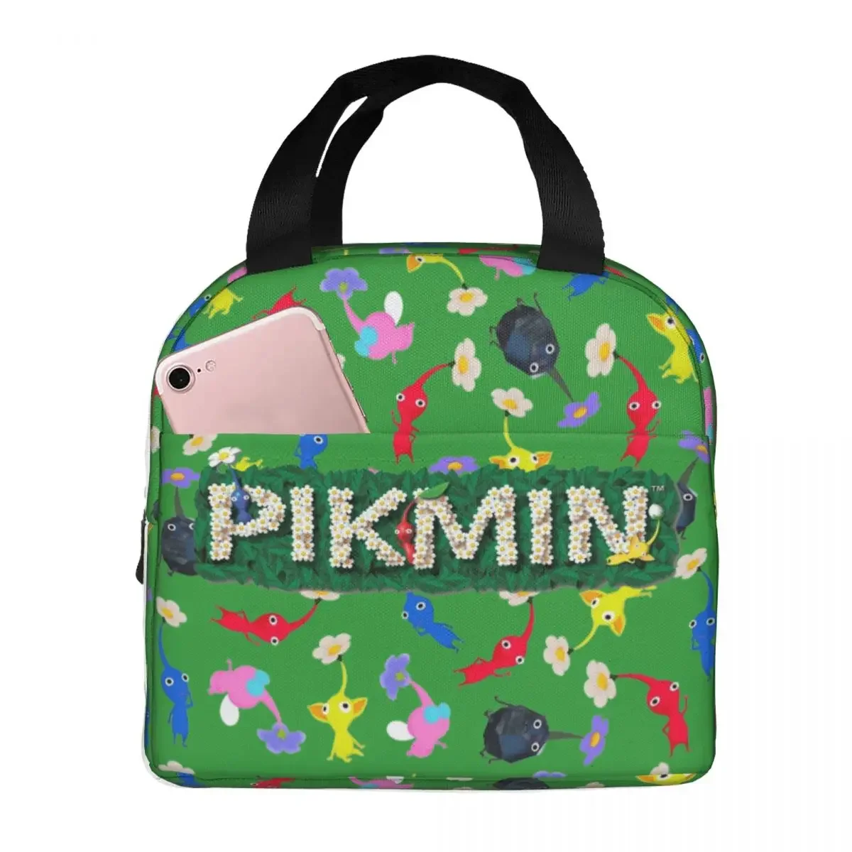 Pikmin Logo Insulated Lunch Bag Large Reusable Thermal Bag Tote Lunch Box Work Picnic Girl Boy