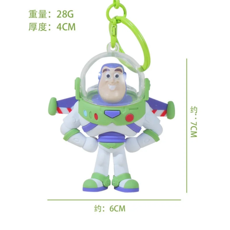 Disney Genuine Toy Story Series Pendant Cute Cartoon Figure Keychain Figure Keychain with Pop-up Wings Charm Ornament Collection - view 6
