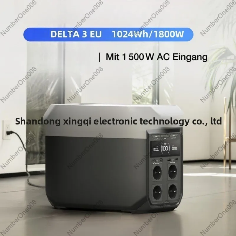 1024Wh Portable Power Station 220V Fast Charging Emergency Generator Compatible with EcoFlow DELTA 3 EU