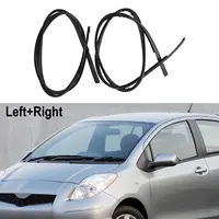 Tira de acabado lateral para moldura por goteo de techo, 2 uds. 7555152130   Para Toyota para Yaris Hatchback 2007-2011 tira de goma para techo