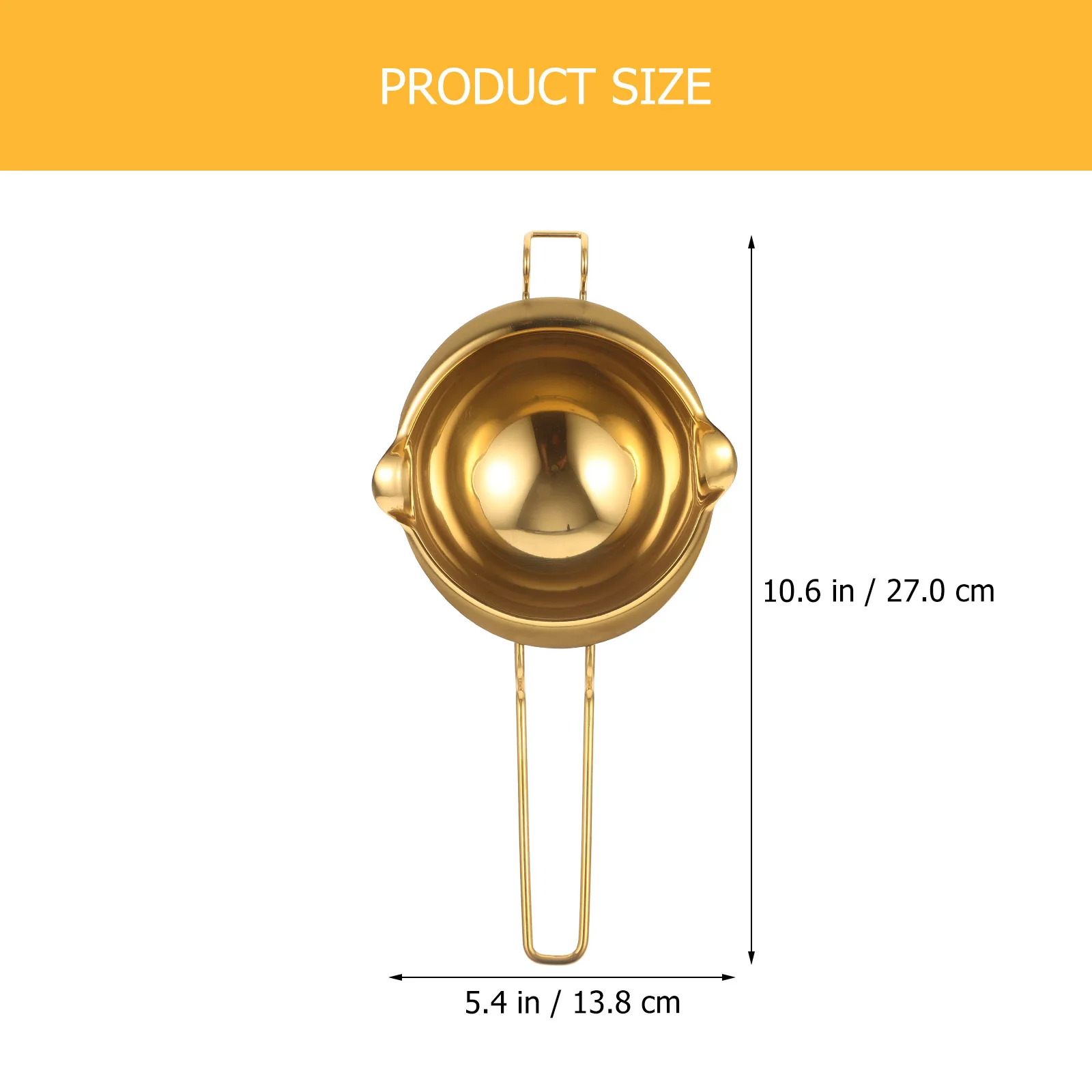 

Chocolate Melting Pot Stainless Steel Butter Warmer Milk Pan For Baking Cheese Wax Making Kitchen Gadget