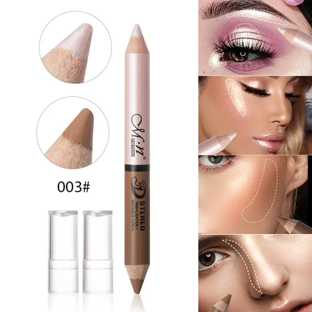 Corretivo impermeável Pen com Sharpener, Sobrancelha Contour Pen, Highlighting Pencil, Brow Highlighter, Makeup Tool