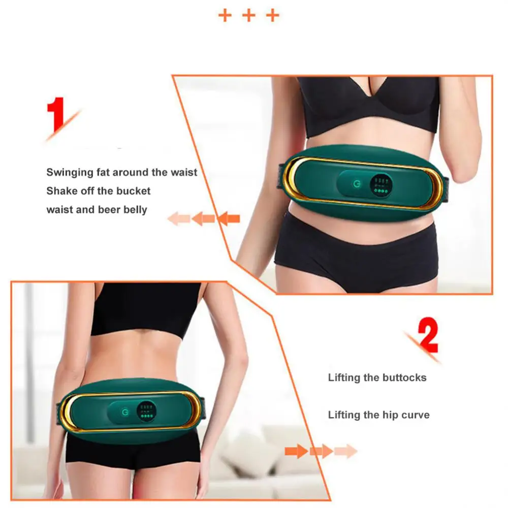 Electric Body Massager Electric Slimming Belt Cellulite Massager Electric Muscle Stimulator Losing Weight Fat Burning Thin Belt