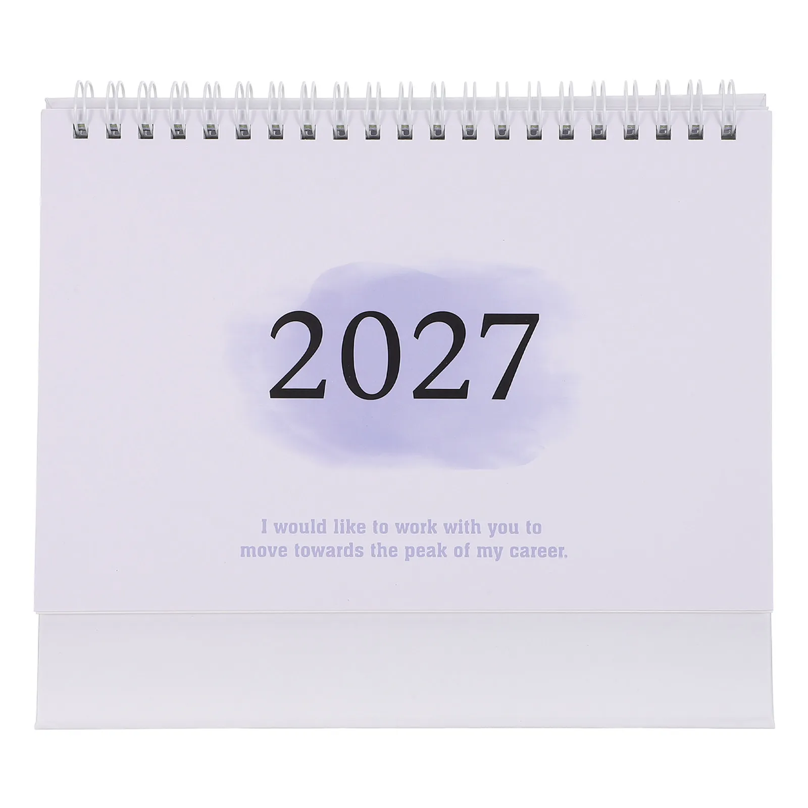 Desk Calendar 2026-2027 Standing Flip Desktop 7.6x7 Minimalist Monthly Planner Large Clear Layout July 2026 to December 2027