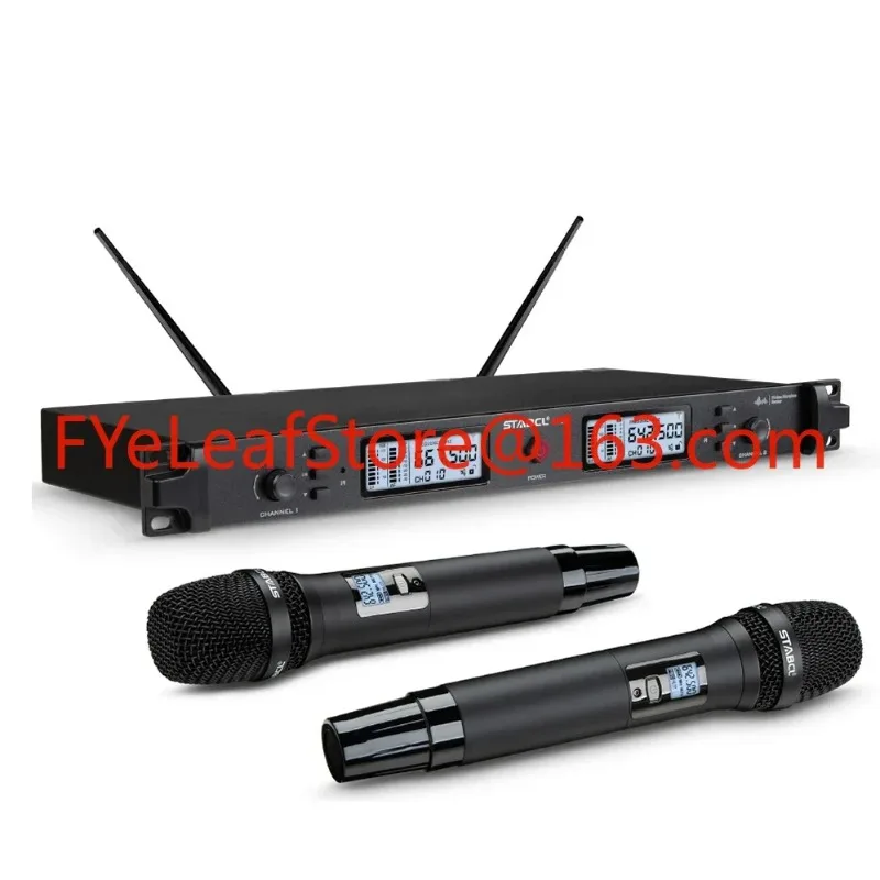 

STABCL 2-Channel Wireless Handheld Microphone for Karaoke Stage Performance Genre Microphones