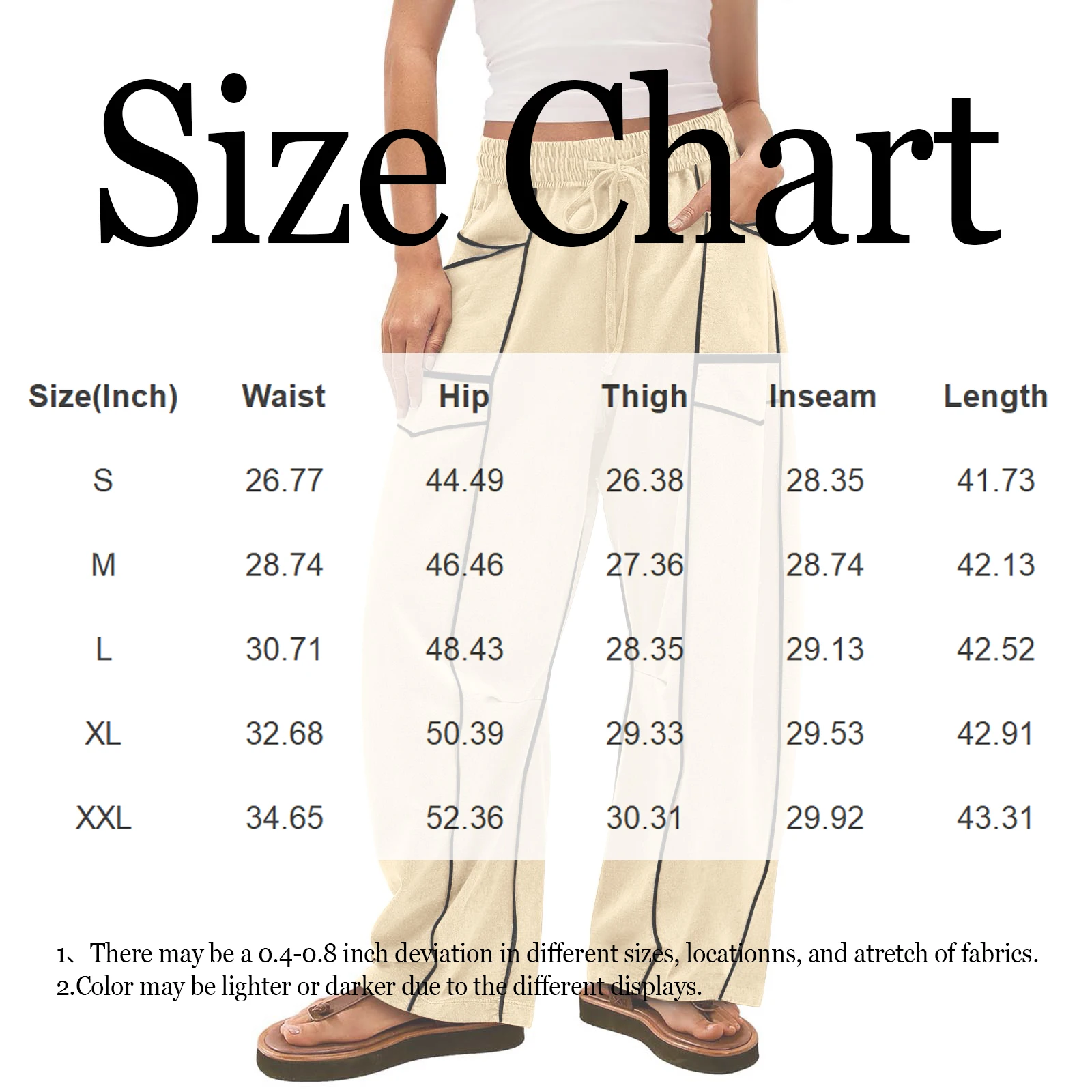 여성용 스웨트팬츠 와이드 레그 팬츠 하이 웨이스트 바지 스트레이트 스티치 여성용 포켓 캐주얼 팬츠 출퇴근 파티 모임