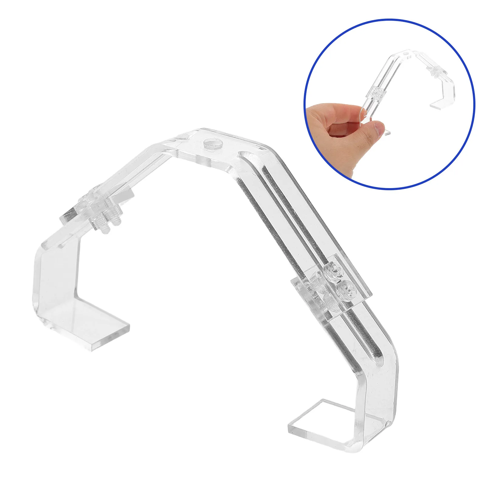 

2 шт. Регулируемые крепления для аквариумных ламп, держатели для террариумов, подставки для обогревателей для рептилий, из алюминиевого сплава, прочные, высокоточные