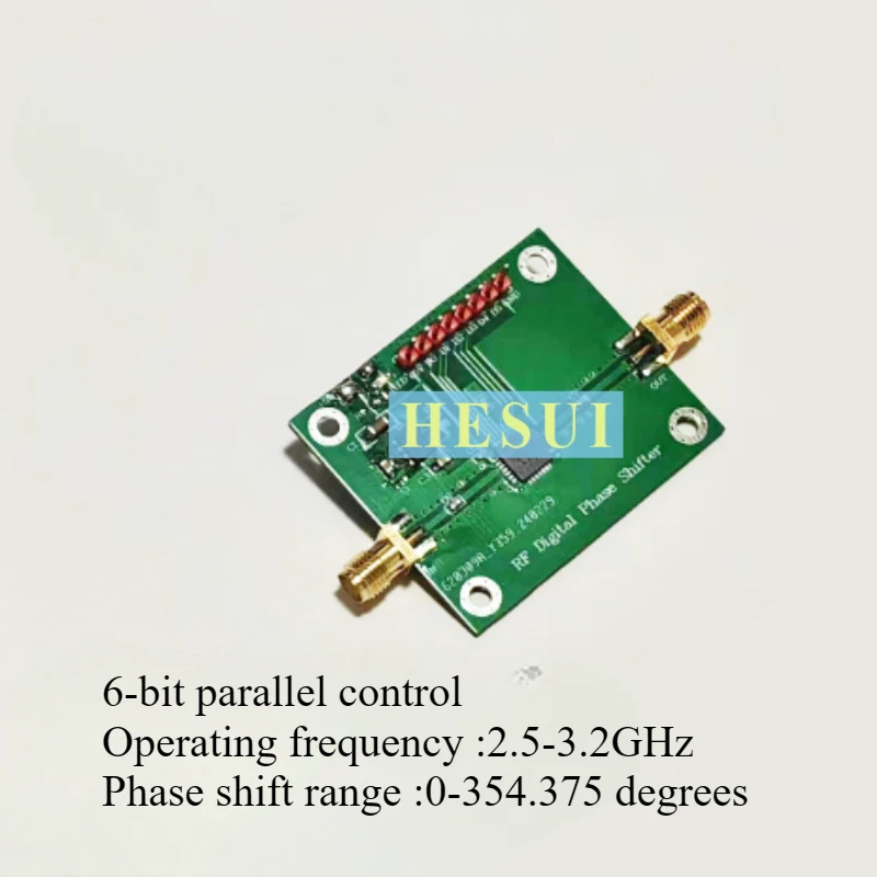 2.5-3.2GHz RF digital phase shifter 6BIT parallel control of digital stepping phased array