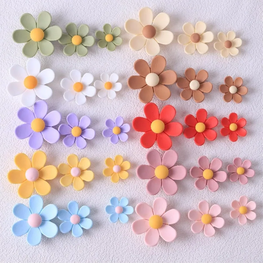 

3D цветочный модный маленький набор магнитов, 30 шт., канцелярские товары для классной или офиса, мини-милые магниты для доски