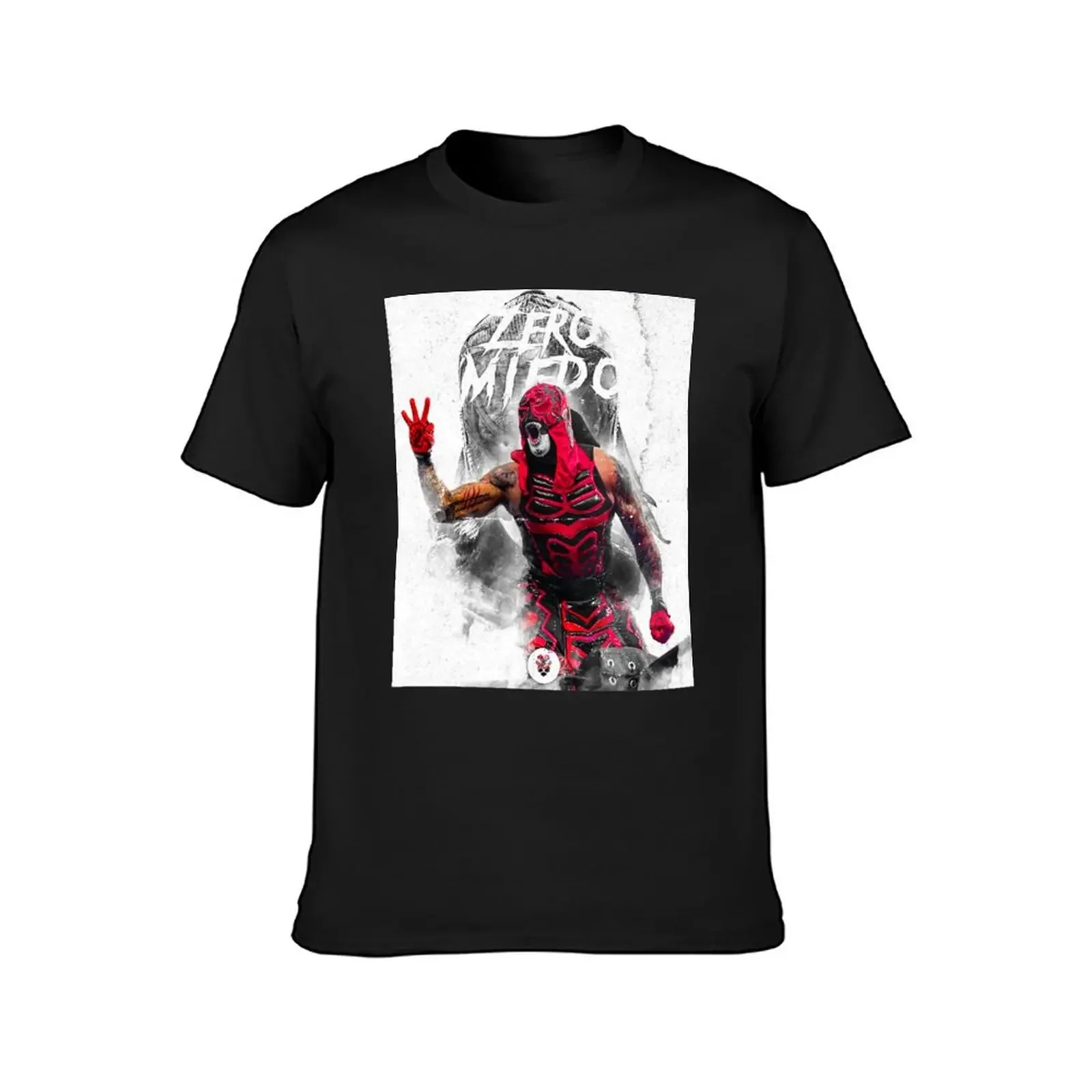 Pentagon jr. - Penta El Zero Miedo (AEW Wrestling Lucha Libre Artwork) T-Shirt vintage t shirts customs t shirt men