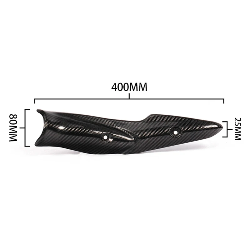 Carbon Fiber Auspuff Hitzeschild Anti-Verbrühungen Shell Escape Schalldämpfer Schutz Abdeckung für Kawasaki Z900