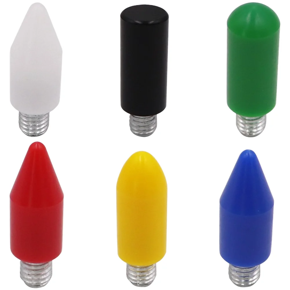 Комплект из 6 сменных головок M8 для PDR с плоскими нейлоновыми наконечниками для ремонта вмятин на автомобиле, точное отделка для инструмента для метчика