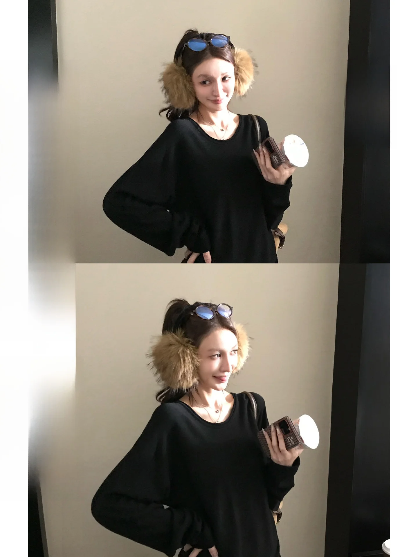 

Skk Store Baby Soft Extra Fine Silk Wool Loose Fit round Ne Knitted Sweater Skin Friendly Breathable Polyester Blend