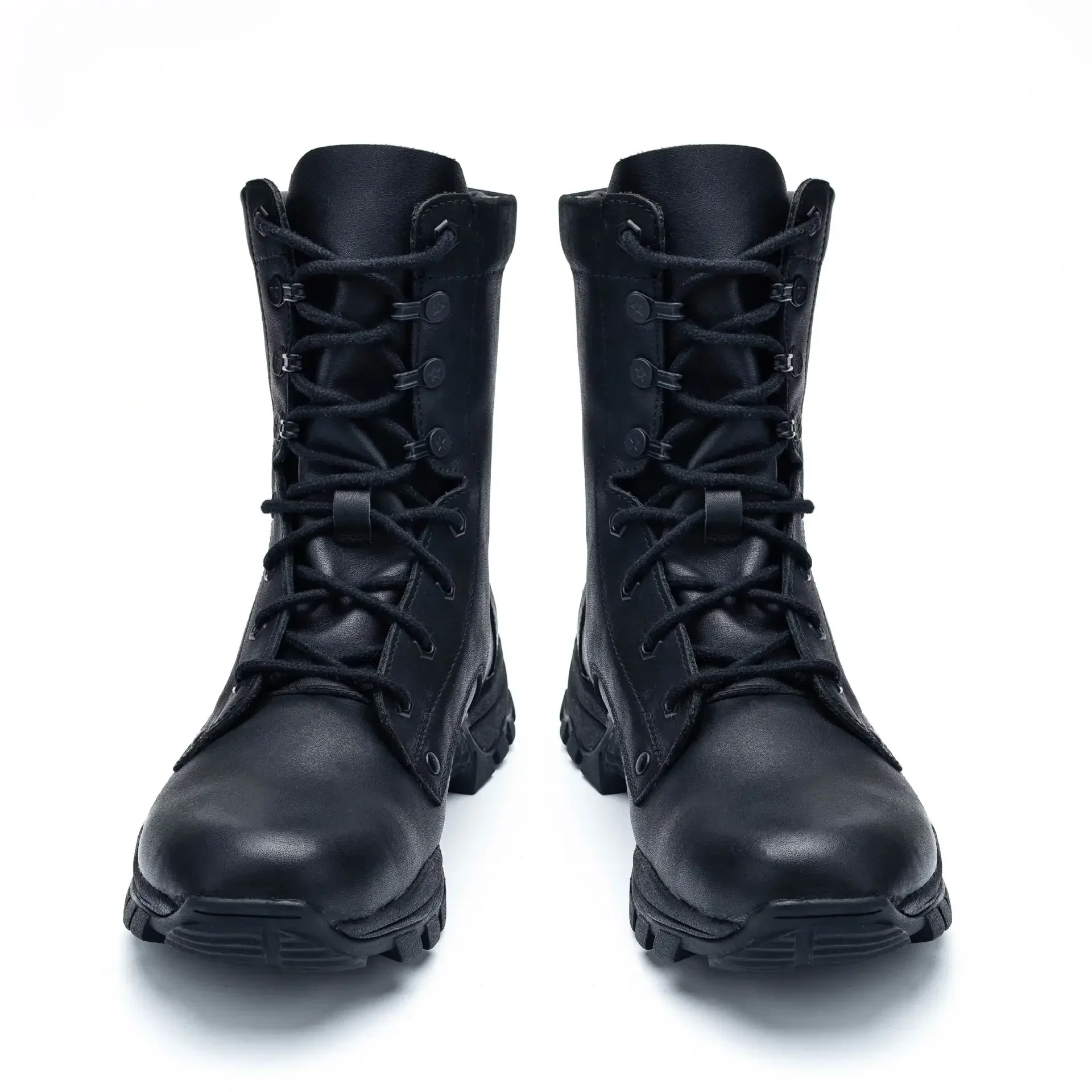 Men Boots New High Top Combat Boots Ultra Light Mountaineering Boots ThickenedWork shoe Man  high topBoots manly Black Boots Men