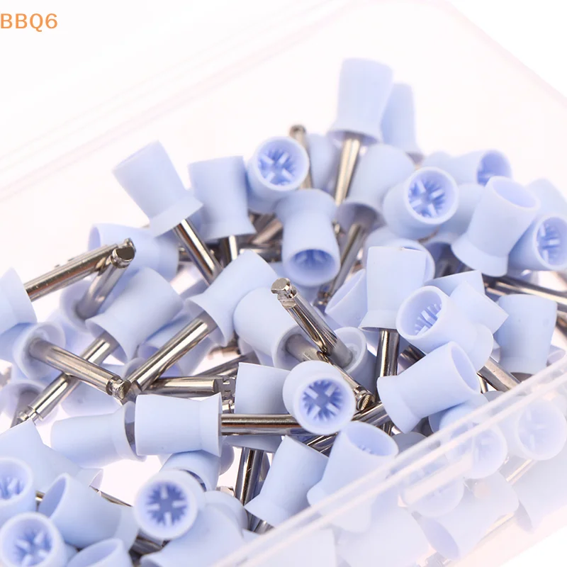 

‥100Pcs Dental Polishing Cup Latch Type Rubber Tooth Polish Polishing Brush Prophy Cup For Low Speed Handpiece Oral Hygiene
