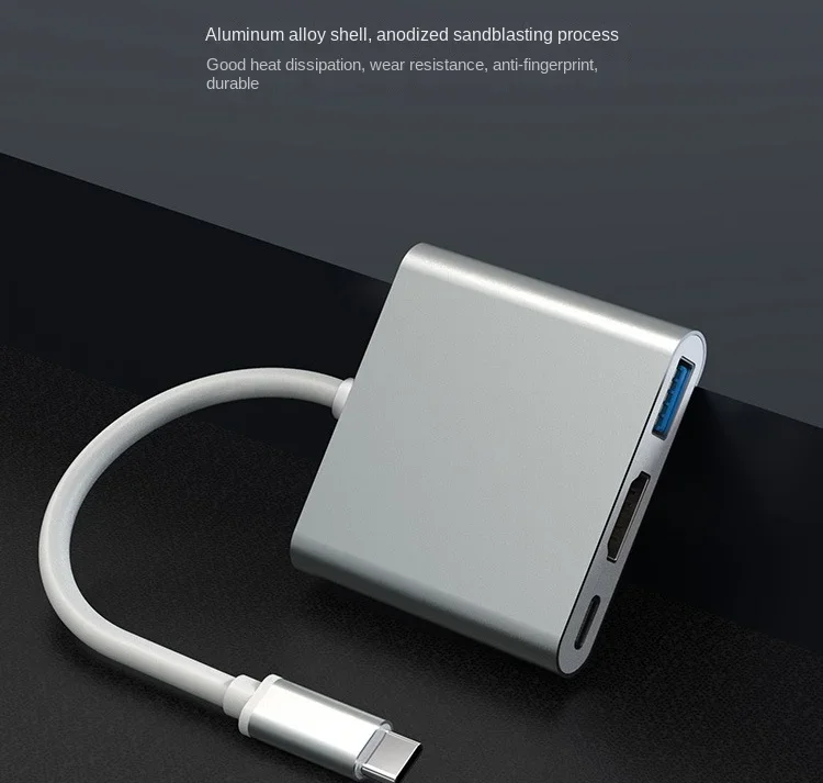 USB-адаптер 3 в 1, USB TYPE-C, HDMI