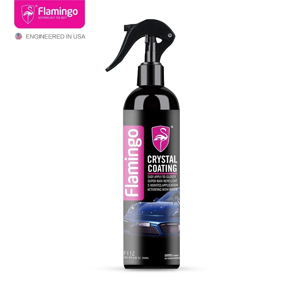 Flamingo F112 Ceramic Coating For Auto Paint 250ml Spray Paint Care Wax Hydrophobic Scratch Remover High Protection Liquid