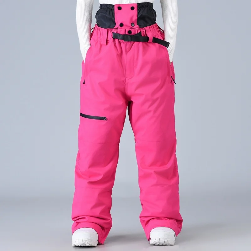 

2025 Outdoor Sport Mountain Man Snowboard Trousers Winter Warm Women Snow Pants Hiking Motorcycle Female Snowmobile Clothes