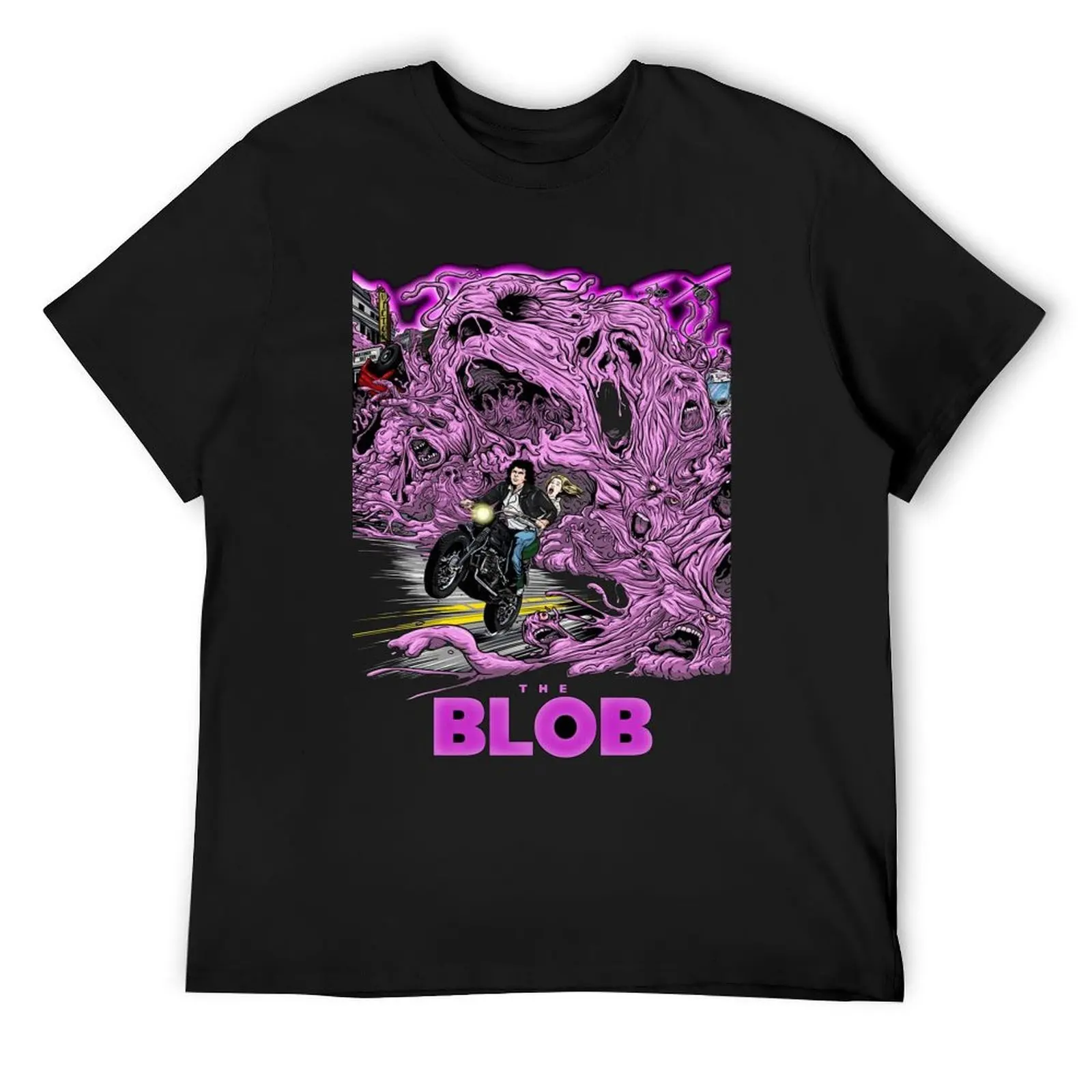 The Blob Scariest Movie Vintage 80s T-Shirt quick-drying korean fashion blacks summer clothes t shirts for men pack