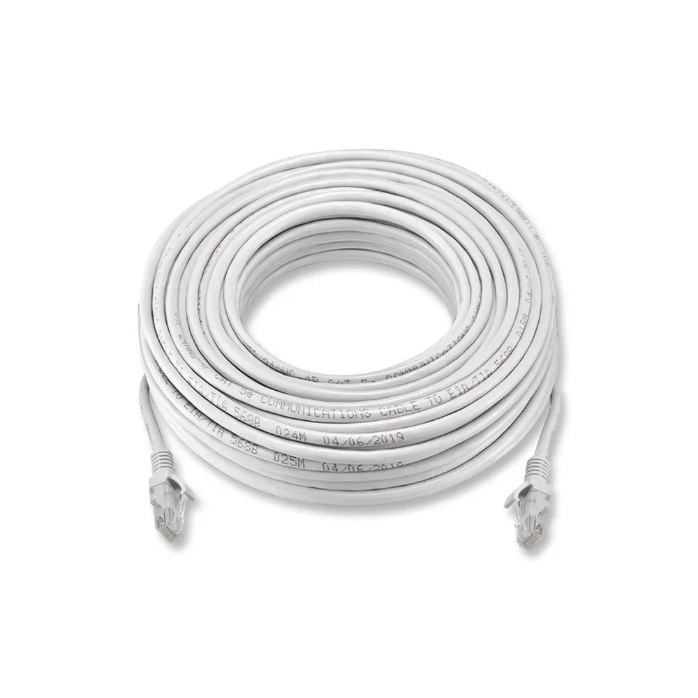 100M/50M/30M/20M/10M/5M CAT5 Cat5e  Ethernet Network Cable RJ45 Line Internet LAN Cord for IP PoE Security Camera System Kit