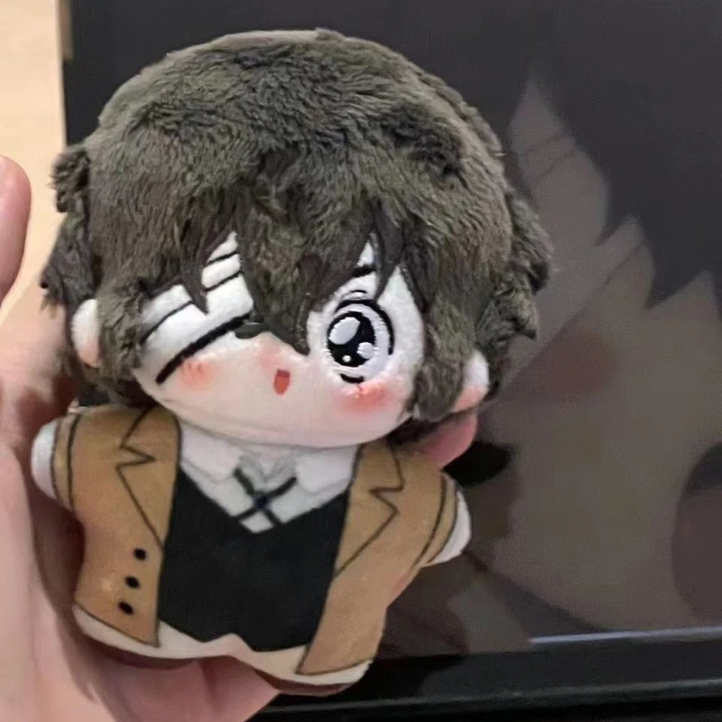 About 10cm Anime B-bungo-S-strayD-dogs Plush Doll Toy Hanging Cartoon Character Peripheral Kawaii Plush Doll Toy Hanging Gift