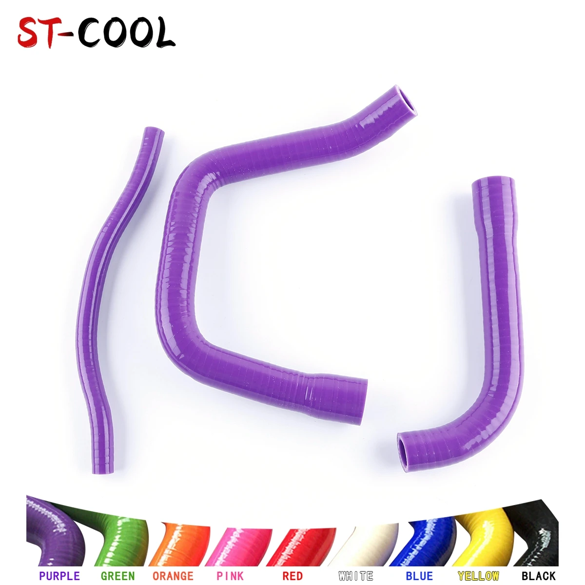

For Suzuki Burgman 650 AN650 2006 2007 Silicone Radiator Coolant Hoses Kit Tubes Piping 3Pcs 10 Colors