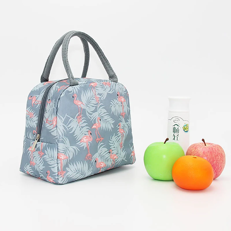 New Portable Lunch Bags Thermal Insulation Lunch Box Storage Bag Children\'S School Lunch Box Bag Outdoor Picnic Storage Tote Bag