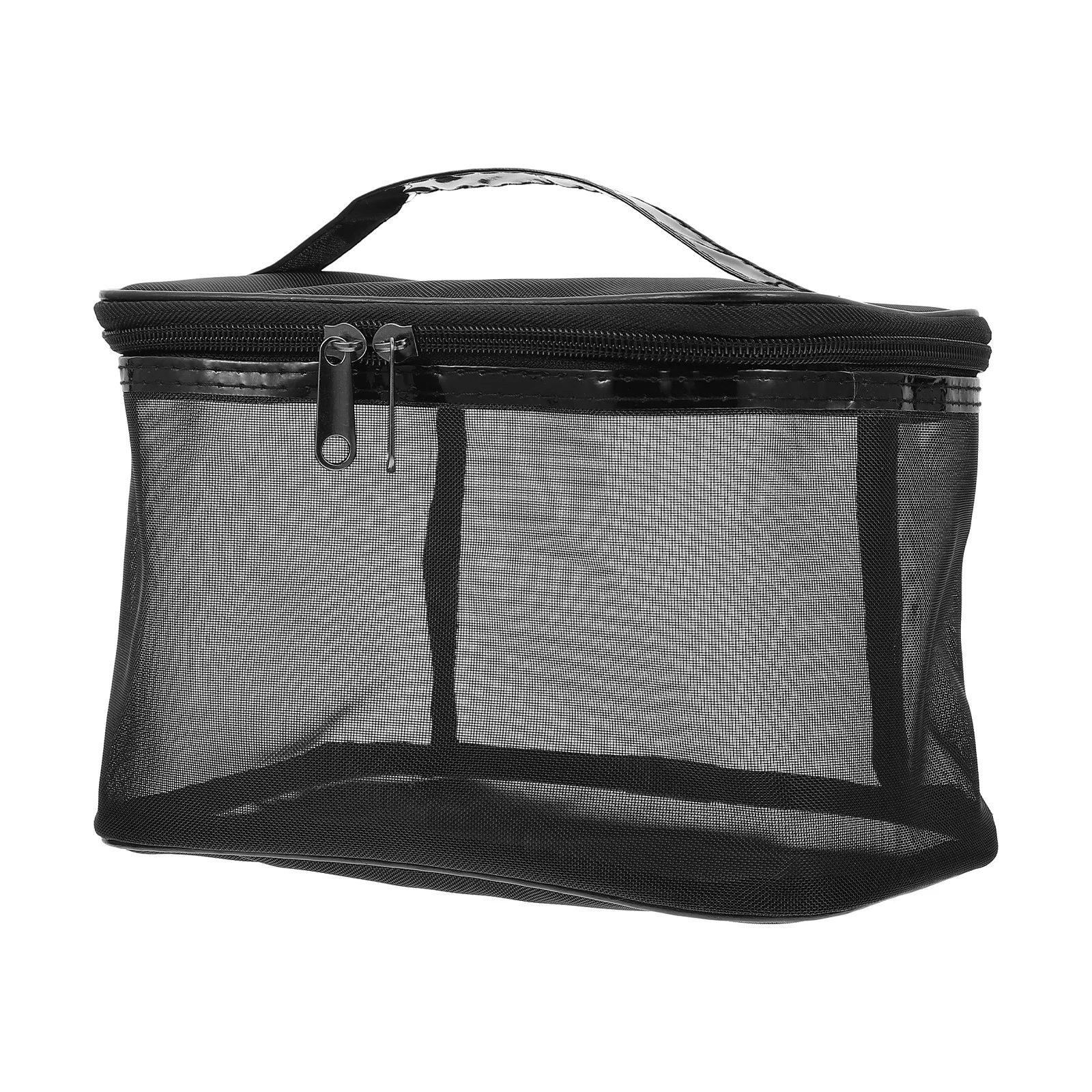 

1Pcs Makeup Storage Bag Large Capacity Portable Pouch Mesh Toiletry Organizer Zipper Travel Essential