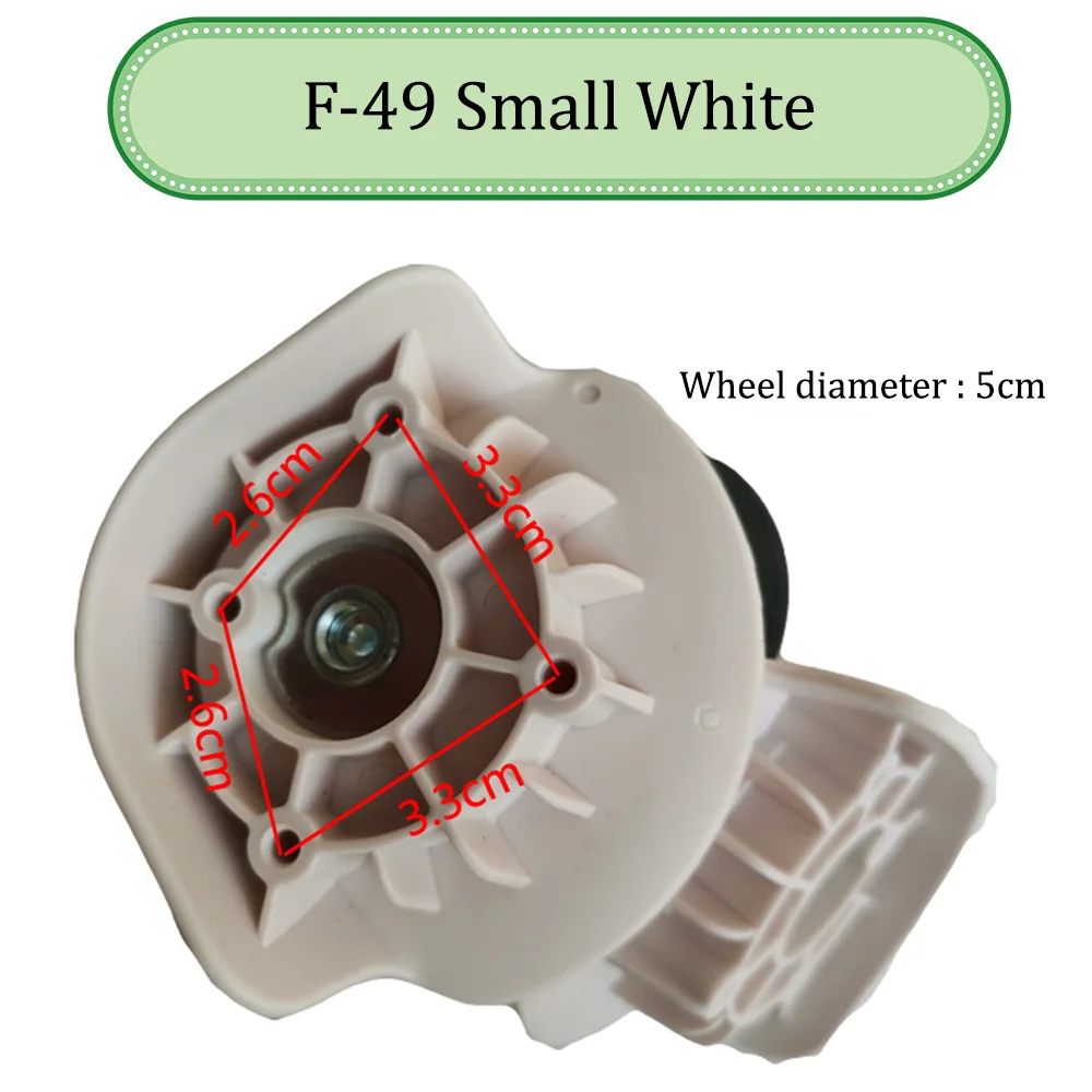 Universal Wheel Trolley Case, substituição polia de bagagem, rodízios deslizantes, reparação resistente ao desgaste, adequado para Benlun F-43