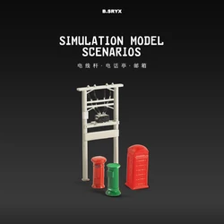 Kicarmod 한정판 우체국 시리즈 키트, 체중계 다이캐스트 모델 자동차 팬을 위한 절묘한 피규어, 1/64 체중계