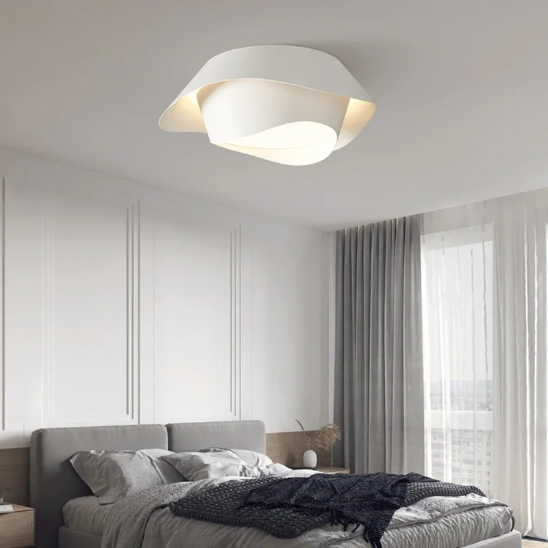 Plafonnier au design nordique créatif moderne et simple, luminaire décoratif d'intérieur, idéal pour une chambre à coucher, un restaurant ou une chambre à coucher