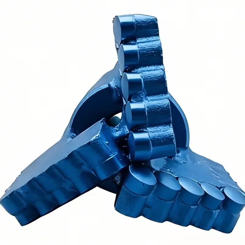 245mm 3-Blade PDC Drag Bit Pdc Drill Bits for Grouting Drainage Slope Support Anchoring Water Well Drilling