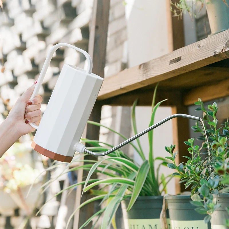 1 Stück Gießkanne für Sukkulenten, transparente Gießkanne aus Kunststoff mit langem Ausguss, Gießkanne für Gartenbaubedarf