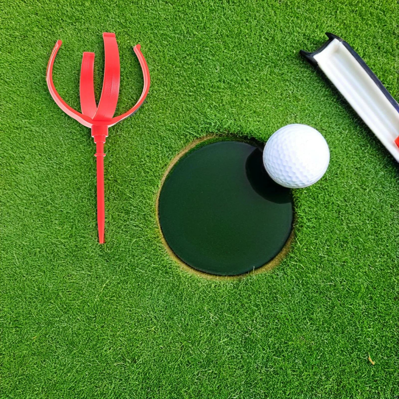 

s Golf Retriever Holder Picker Upper Tool Sturdy Plastic Easy Pickup Quick Release Portable Efficient Practice Park