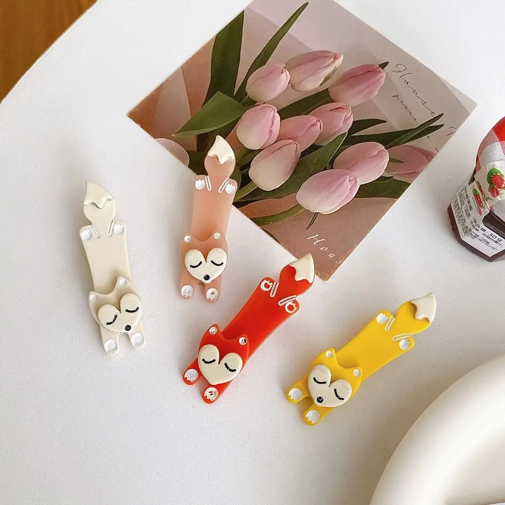 

Headdress New Barrettes Brided Hairpin Hair Side Clip Cartoon Women Hairpin Korean Duckbill Clip Rabbit Hair Clip Acetate