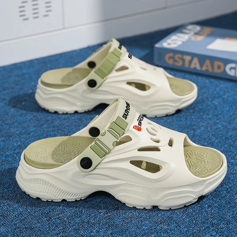 

Lightweight Summer Athletic Footwear Full Air Permeable Structure Thick Cushion Sole Suitable for Gym Sports and Strolling