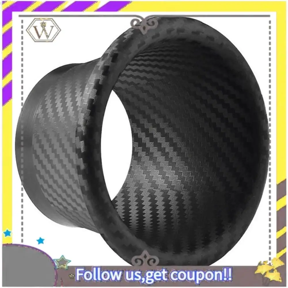 

ABXV-1 Set Car Front Bumper Turbo Air Intake Pipe Turbine Funnel Kit Carbon Fiber Style Auto Turbo Air Intake Pipe Kit