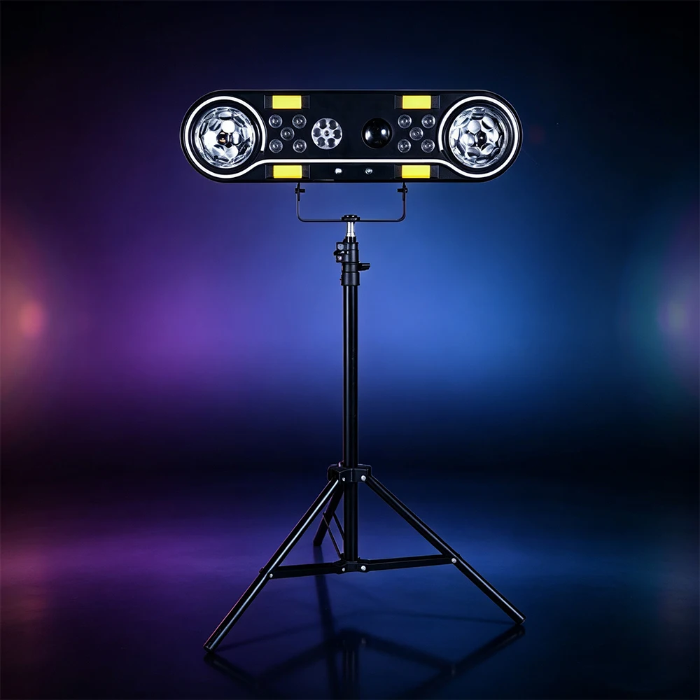 Derby 100W Professional Multi Effect Stage Lighting Tripod Fixture Magic Ball Tornado Pattern Strobe LED Studio Light