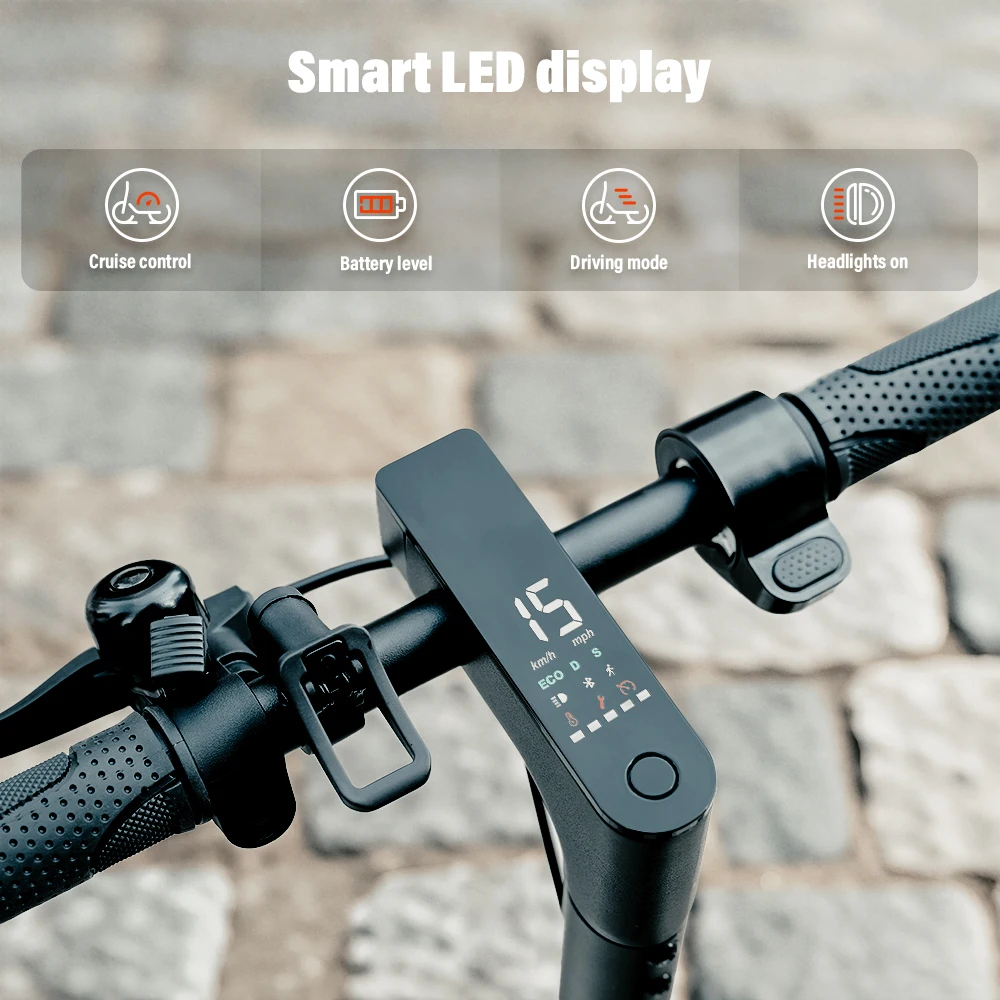 Patinete eléctrico W3 City Commuter, 8.5 pulgadas, 36V, 7.8Ah, autonomía de 22-30 km, tracción delantera, conducción suave, patinetes eléctricos con aplicación.