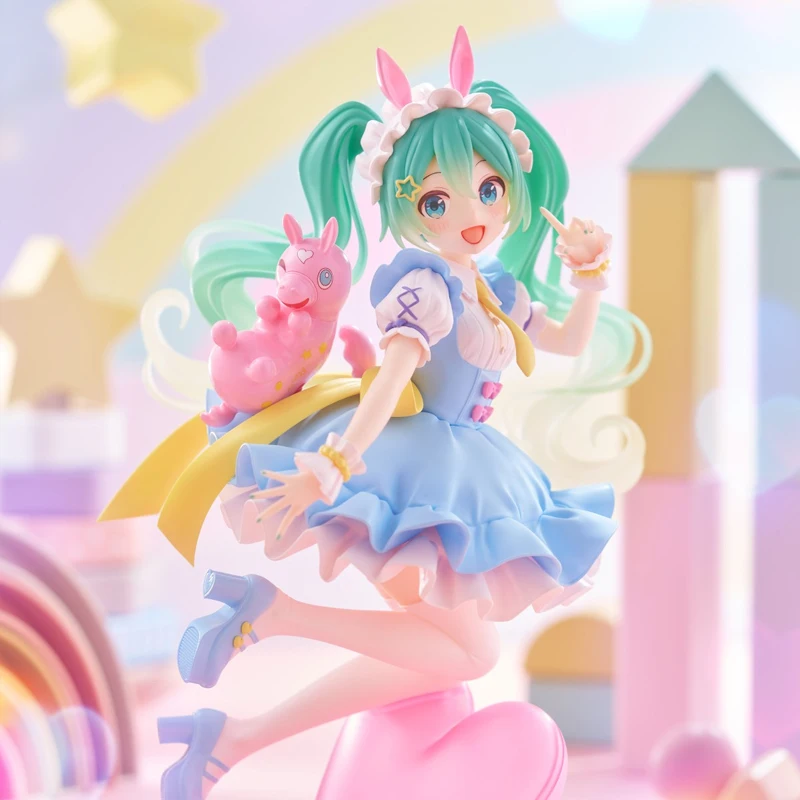 Originale Genuino Bandai Namco Banpresto Hatsune Miku X Rody Amp Fiaba Ver. Giocattolo per collezioni di figurine anime in PVC, regalo in magazzino