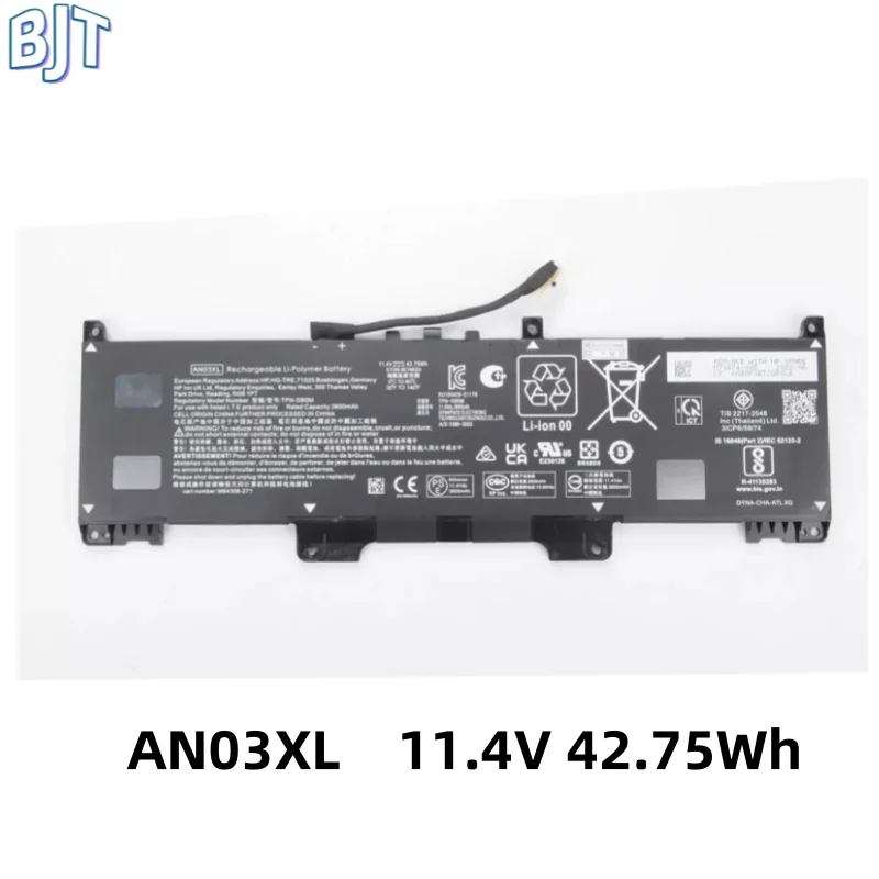 

New AN03XL Laptop Battery 11.4V 42.75Wh for HP Pro x360 Fortis 11 G9 HSTNN-OB2K HSTNN-OB3D L173474-005 M73474-005 M64308-AC2