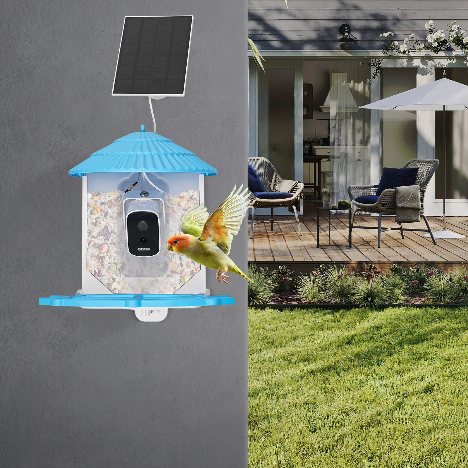 4MP HD Kamera AI Kuş Besleyici - Smart Garden Ai incelemesi ve fiyatı