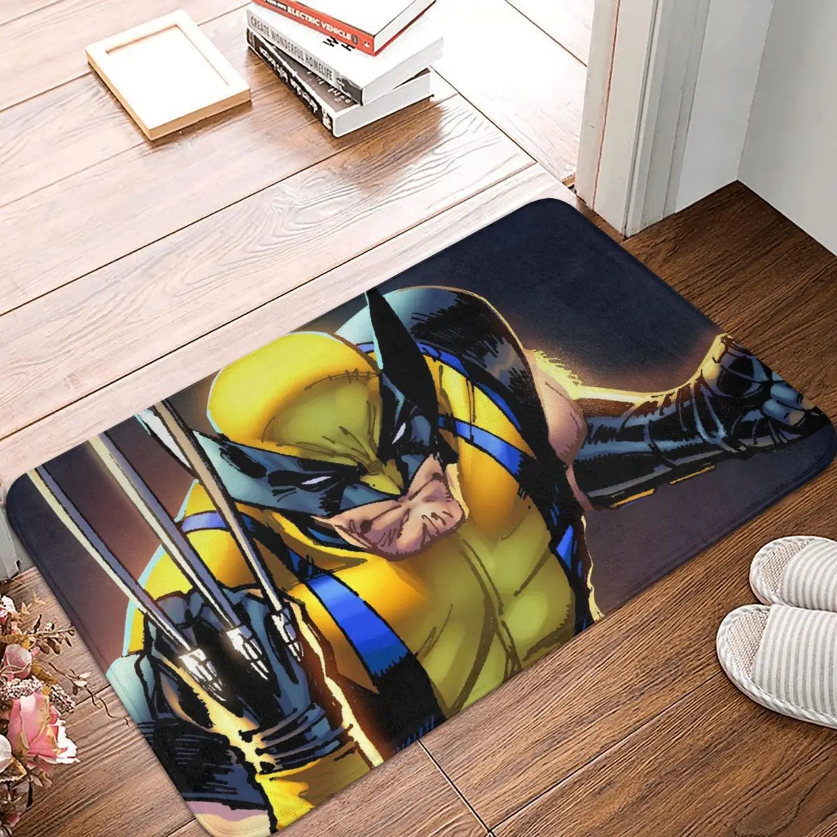 Marvel X-Men OriginsꬆWolverine Bathroom Mat Six Doormat Kitchen Carpet Entrance Door Rug Home Decoration