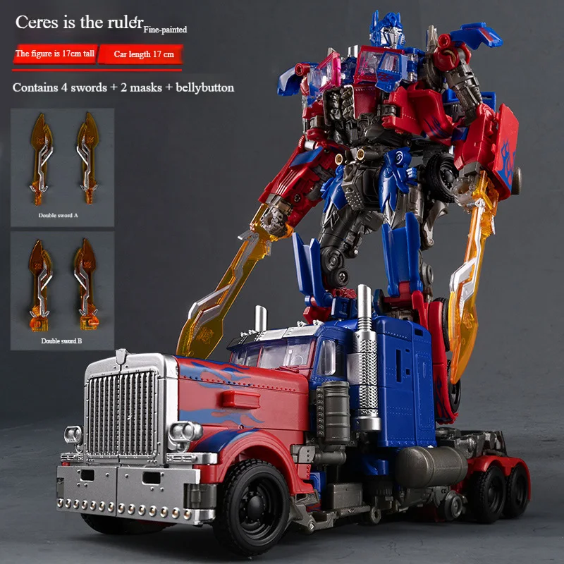 Transforming Roboter Auto Spielzeug Lkw Kopf Legierung Edition Anime Action Charakter Transformable Modell Spielzeug Kinder Geschenke