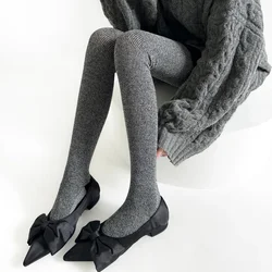 Autumn and Winter Women Tights Wool Cashmere Warm Thigh High Stockings Pantyhose Sexy Lingerie Hosiery Tights Pantyhose Leggings