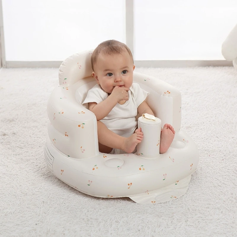 Floatings Baby Chair PVC Newborns Chair Inflatable for Pool & Bathtub Fun