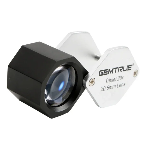 

2025 hot sale Folding Loupe Glass Lens Triplet Glasses Diamond Grade Inspecting Magnifier Loupe High Quality Tools