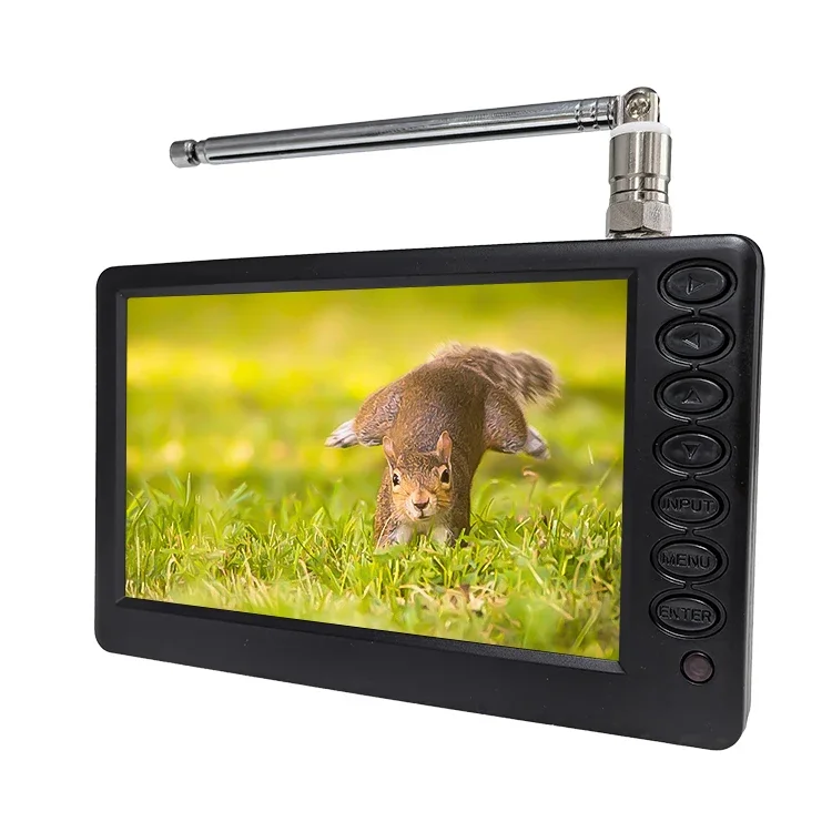 Mini Portable TV With FM Radio Function 5 Inch DVB-T Digital TV